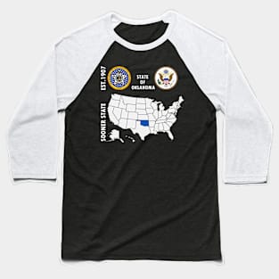 State of Oklahoma Baseball T-Shirt